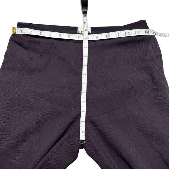 Reiss | Women | Camila Dark Plum Wool Textured Business Blazer Pant Suit | Sz 8 - Picture 8 of 16